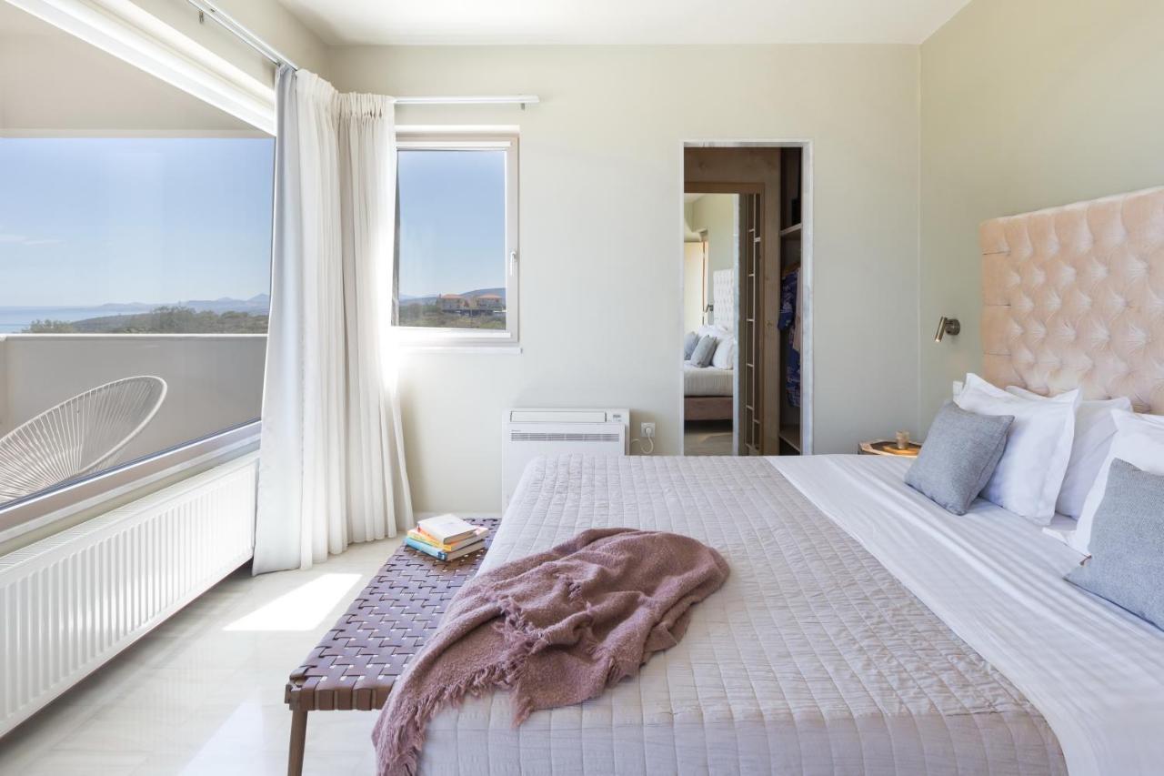 Lux Villa Mia With Heated Pool, 2Km To Beach & Childrens Area! Mikro Metochi Extérieur photo